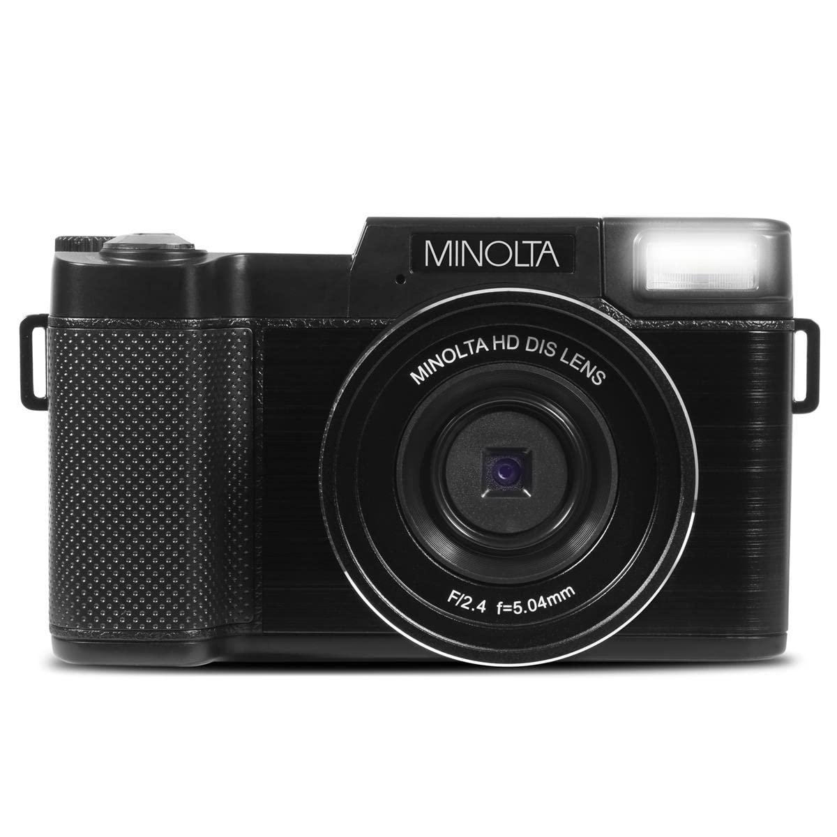 Minolta Minolta MND30 30 MP / 2.7K Ultra HD Digital Camera (Black)