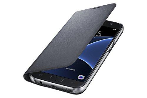 SAMSUNG Samsung Galaxy S7 Case LED View Flip Cover - Black