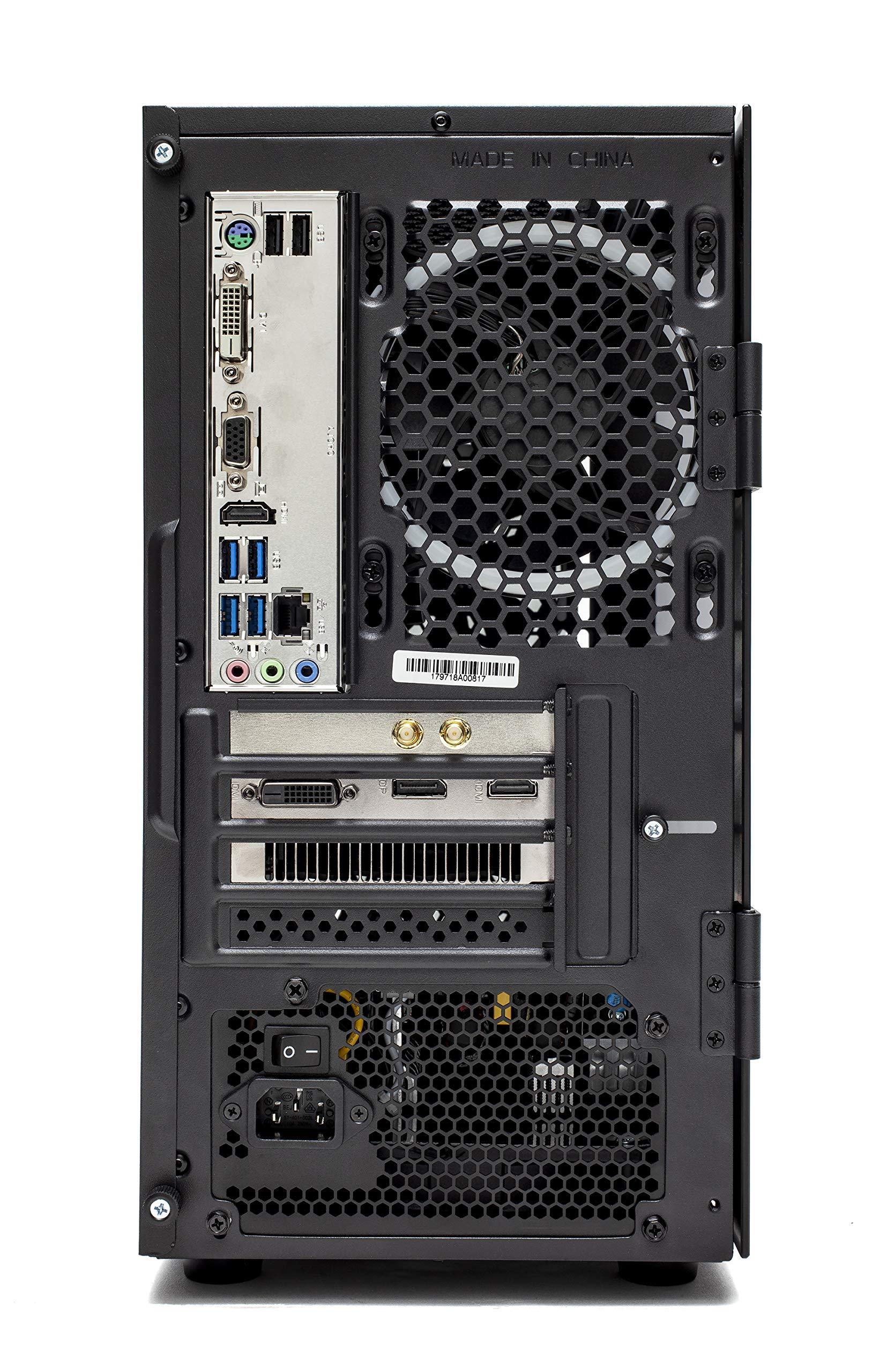 Skytech Gaming SkyTech Blaze II Gaming Computer PC Desktop Ryzen 5 2600 6-Core 3.4 GHz, NVIDIA GeForce GTX 1660 Super 6G, 500G SSD, 16GB DDR4 3000MHz, RGB, AC WiFi, Windows 10 Home 64-bit