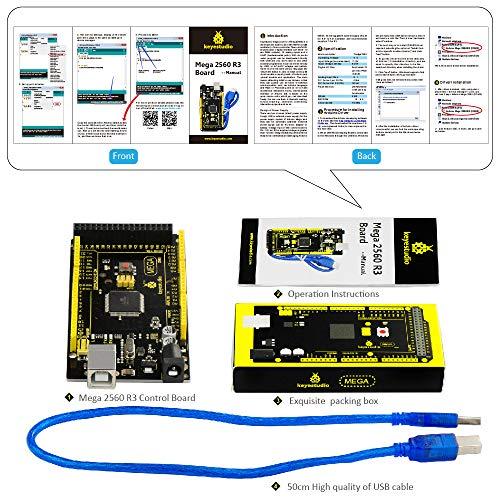 KEYESTUDIO KEYESTUDIO Mega 2560 R3 Board for Arduino Projects with USB Cable