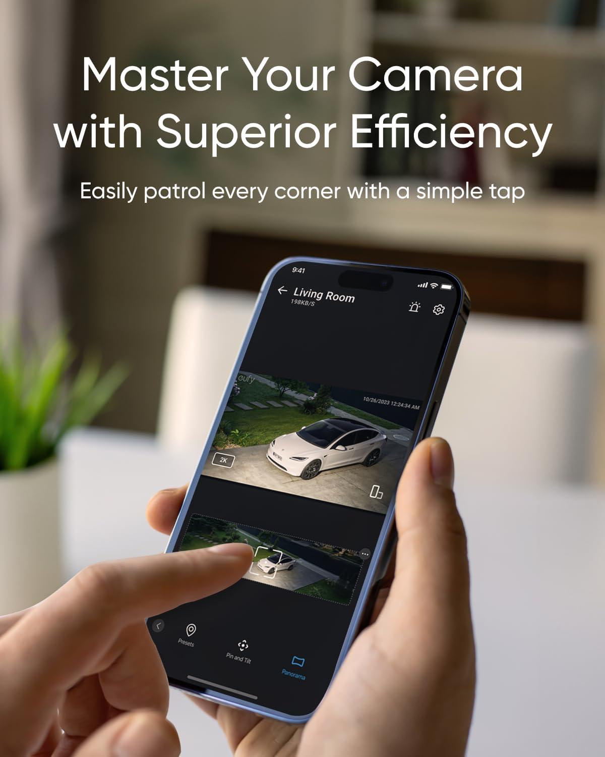 eufy Security eufy Security S380 HomeBase (HomeBase 3),eufy Edge Security Center + Floodlight Camera E30, Security Camera Outdoor, 360 Pan and Tilt, 2K Video