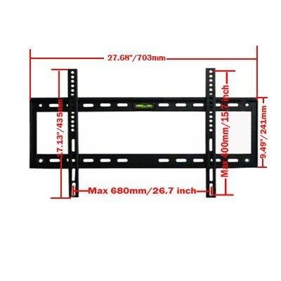 VideoSecu VideoSecu Ultra Low Profile Ultra Thin TV Wall Mount Fits 32-75 inch with VESA 680x400 600x400 500x300 400x400 400x300 400x200 300x300 300x200 200x200 200x100 100x100 Ultra Slim Design MF602B M31