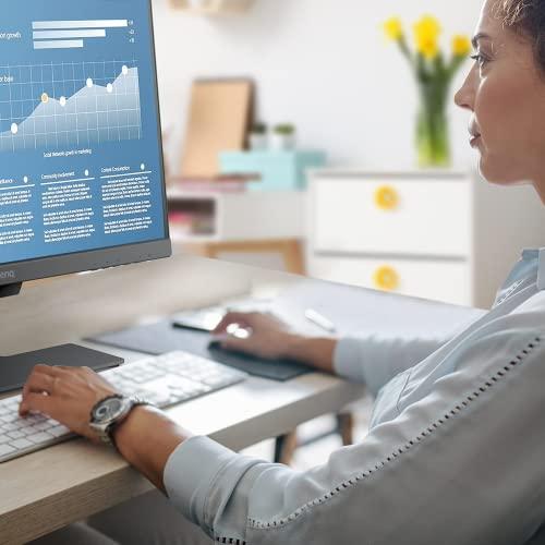 BenQ BenQ GW2480 Computer Monitor 24\" FHD 1920x1080p | IPS | Eye-Care Tech | Low Blue Light | Anti-Glare | Adaptive Brightness | Tilt Screen | Built-In Speakers | DisplayPort | HDMI | VGA,Black