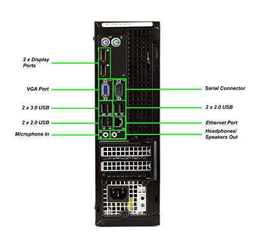 Dell Dell OptiPlex 9020 SFF Computer Desktop PC, Intel Core i7 3.4GHz Processor, 16GB Ram, 1 TB Solid State Drive, Wireless Keyboard & Mouse, Wi-Fi & Bluetooth, 16 GB Flash Drive, Windows 10 Pro (Renewed)