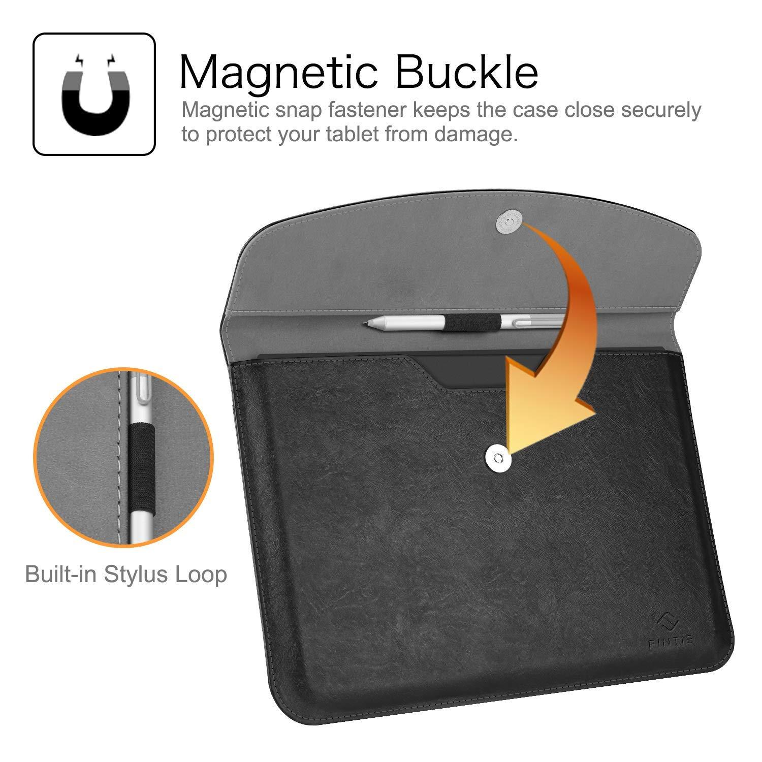 FINTIE Fintie Case for 12.3 Inch Microsoft Surface Pro 7 Plus/Pro 7 / Pro 6 / Pro 5 / Pro 4 / Pro 3 - Multiple Angle Viewing Portfolio Business Cover + Sleeve Case Carrying Bag with Stylus Loop & Pocket