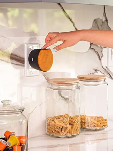 OC Acoustic OC Acoustic Newport Plug-in Outlet Speaker with Bluetooth 5.1 and Built-in USB Type-A Charging Port (Orange/Black)