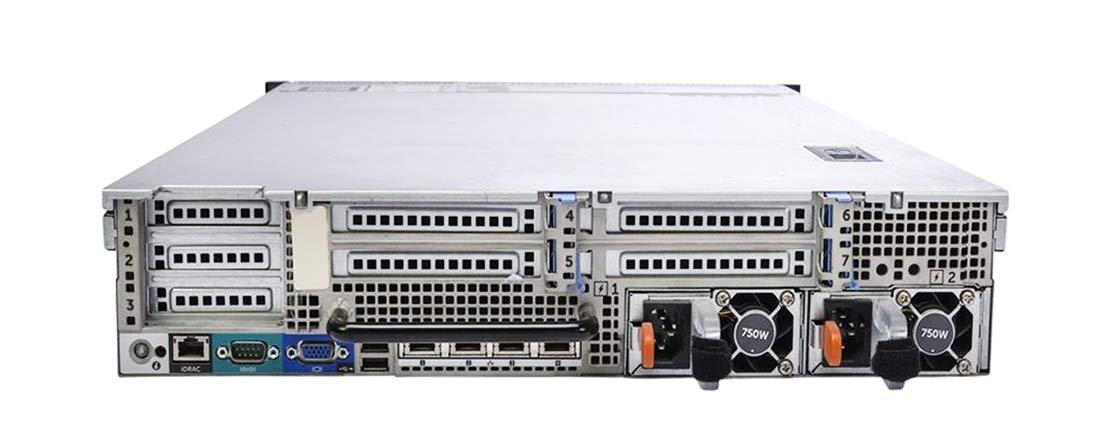 Dell Dell PowerEdge R720 Rack Server with 2 x Intel Xeon E5-2670 8-Core CPU, 192GB RAM, 16TB SATA HDDs, RAID, Windows Server 2019 (Renewed)