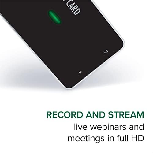 Plugable Plugable HDMI Video Capture Card, USB 3.0 or USB C, Record, Stream and Go Live with DSLR, 1080P 60FPS with HDMI Pass Through - Compatible with Windows, Mac OS, Linux, OBS Streaming