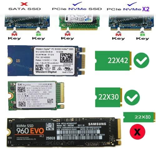 Sintech Sintech M.2 NVMe SSD Adapter Card for Upgrade 2016 2017 13" MacBook PRO A1708 Non-Touch Bar Models(Only For Late 2016-Mid 2017 Year)