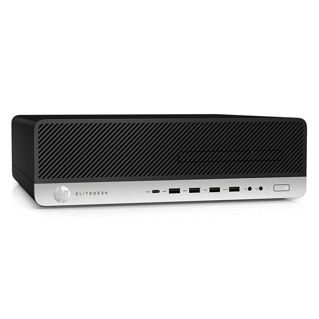 HP HP Elitedesk 800 G3 SFF Small Desktop Computer, Intel Quad-Core i5-6500 up to 3.6GHz, 16GB DDR4, 1TB PCIe SSD+500GB HDD, 4K Support, USB-C, RJ45, 2X DP, DVD, PDG Network Cable, Win 10 Pro (Renewed)