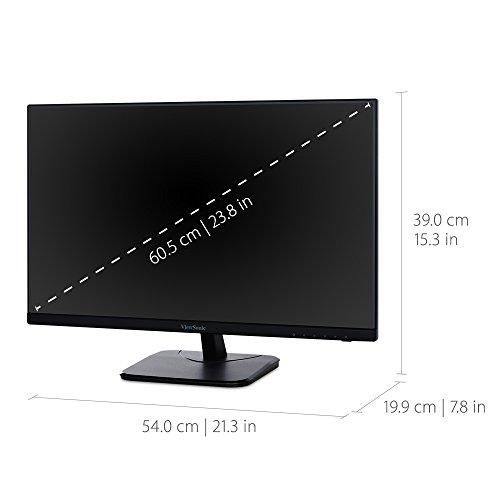 ViewSonic ViewSonic VA2456-MHD 24in IPS 1080p Monitor HDMI DisplayPort (Renewed)