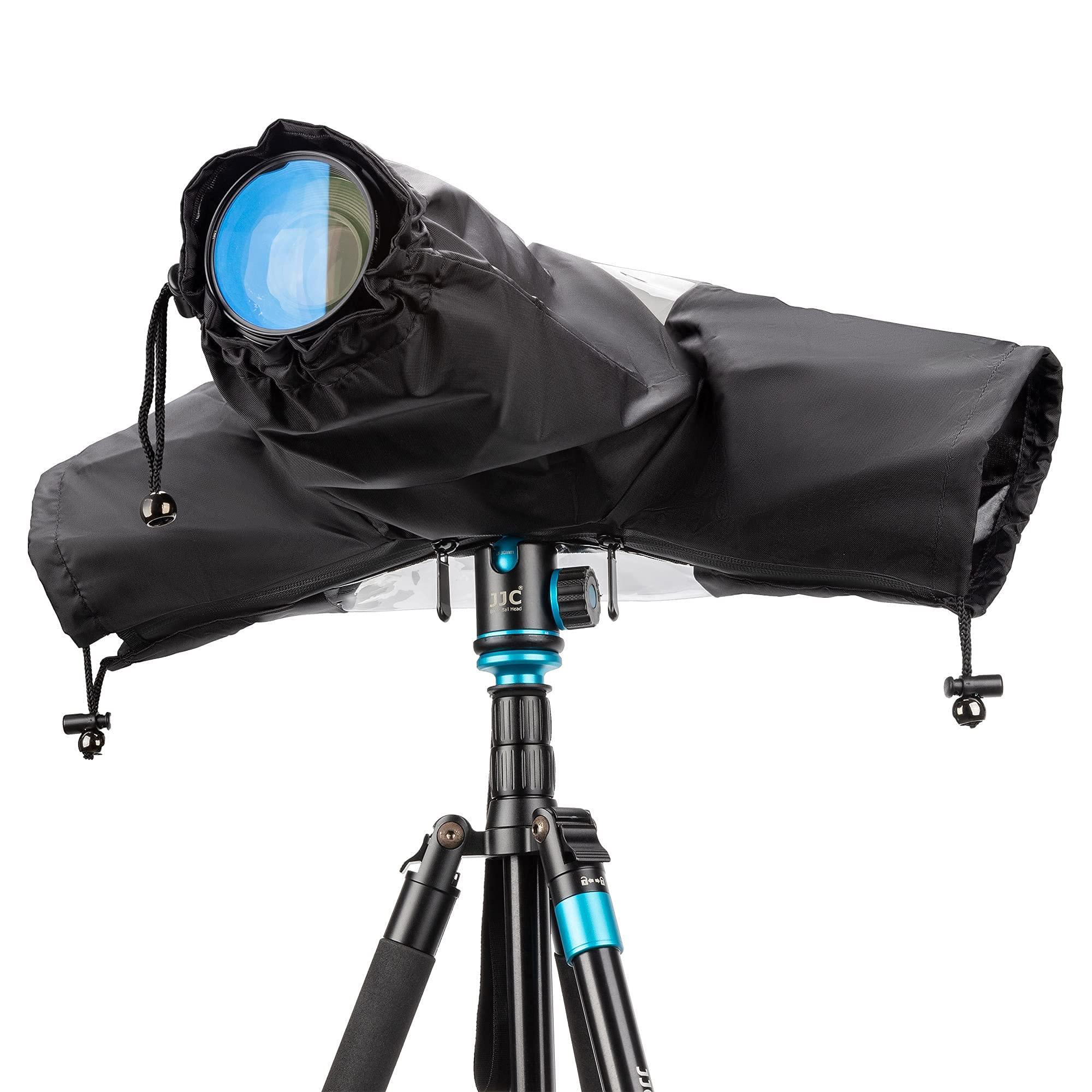 Kiorafoto Kiorafoto Camera Tripod with Remote Control and Rain Cover: Replaces Sony VCT-VPR1, Black Aluminum, Compatible with Sony Cameras/Camcorders
