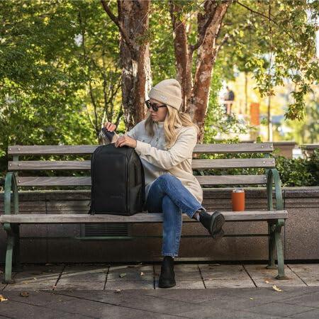 NOMATIC NOMATIC Backpack - 14L Water Resistant Anti Theft Backpack - Laptop Bag - Computer Backpack - Expandable Black Backpack