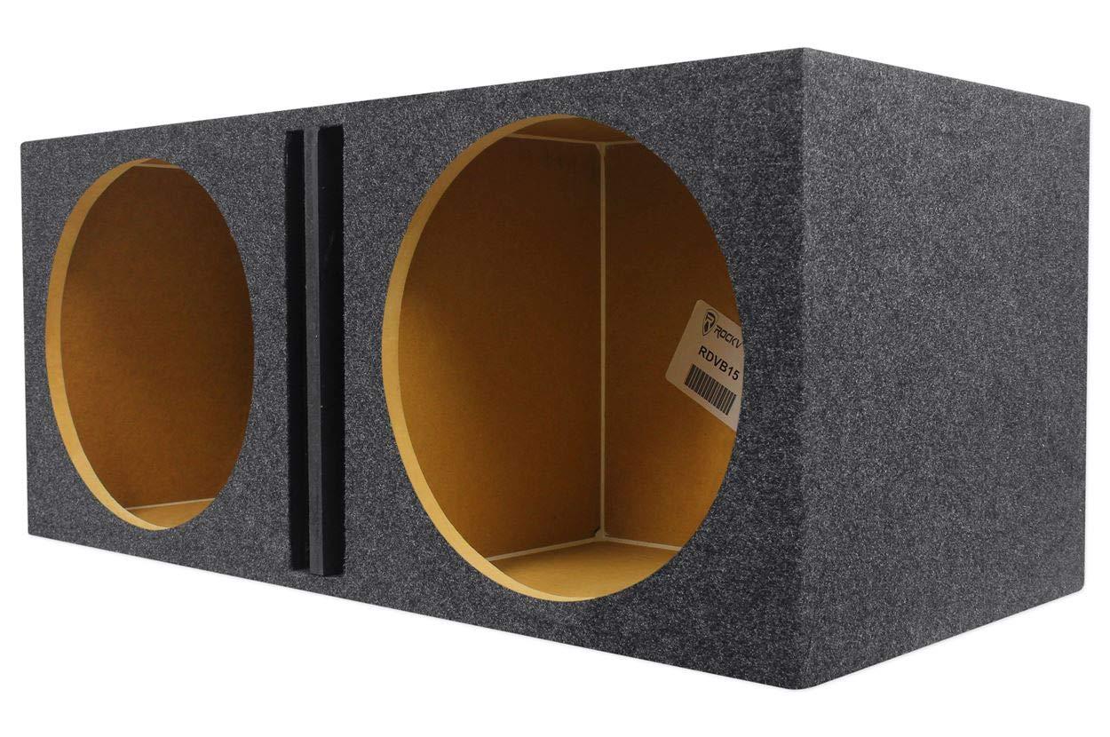 Rockville Rockville 2 K5 W15K5S2 15" 2000w Subwoofers+Vented Sub Box+Mono Amplifier+Wires