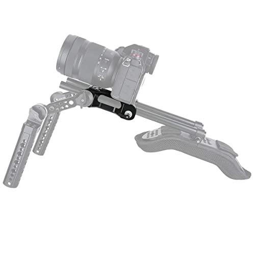 NICEYRIG NICEYRIG Camera Baseplate with Rosette Mount, 15mm Rod Base Plate Applicable for Sony FS5 FS7 FX9, RED DSMC2, KINEFINITY Cinema Camcorder - 401