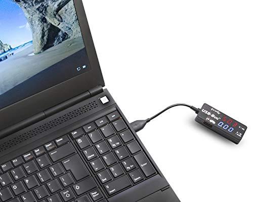 Triplett Triplett USB-Bug Dual-Output Inline USB-A Tester with Data Masking Port