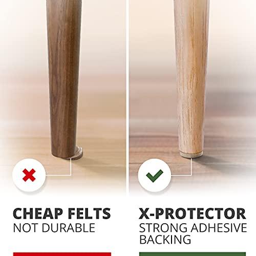 X-Protector Felt Furniture Pads X-PROTECTOR 181 PCS Premium Furniture Pads - Felt Pads Furniture Feet Best Wood Floor Protectors - Protect Your Hardwood & Laminate Flooring!