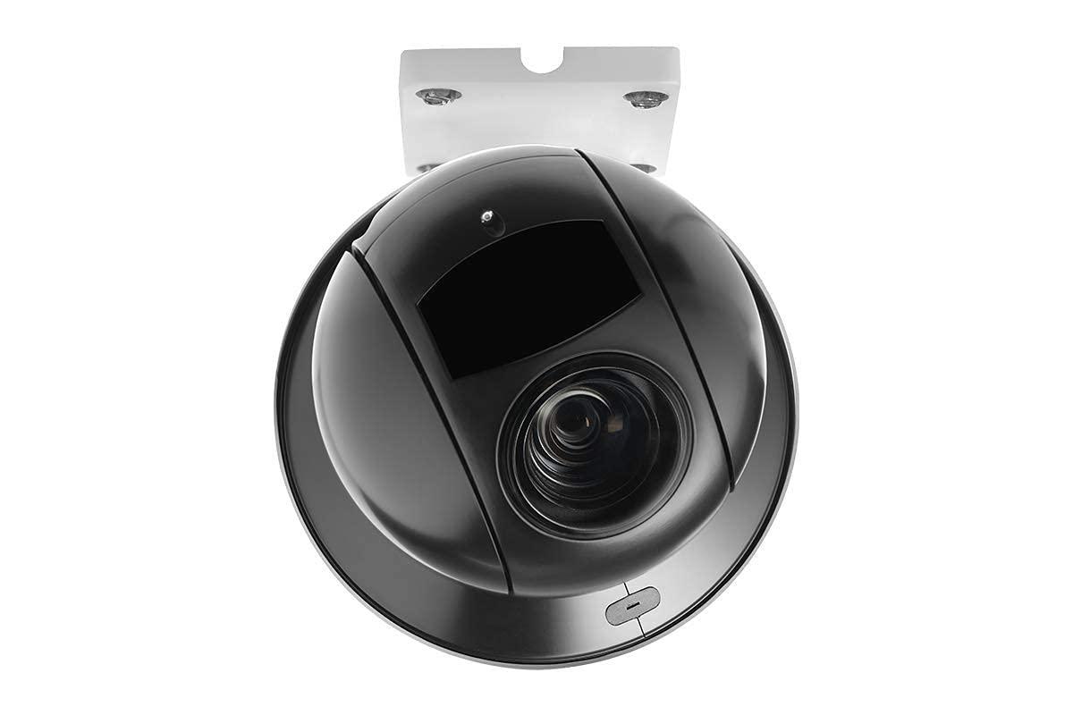 Lorex Lorex Indoor/Outdoor 4K Pan & Tilt Metal Dome Security Camera, Add-On IP Camera for Wired Surveillance System, Color Night Vision, 25x Optical Zoom, 1 PTZ Camera