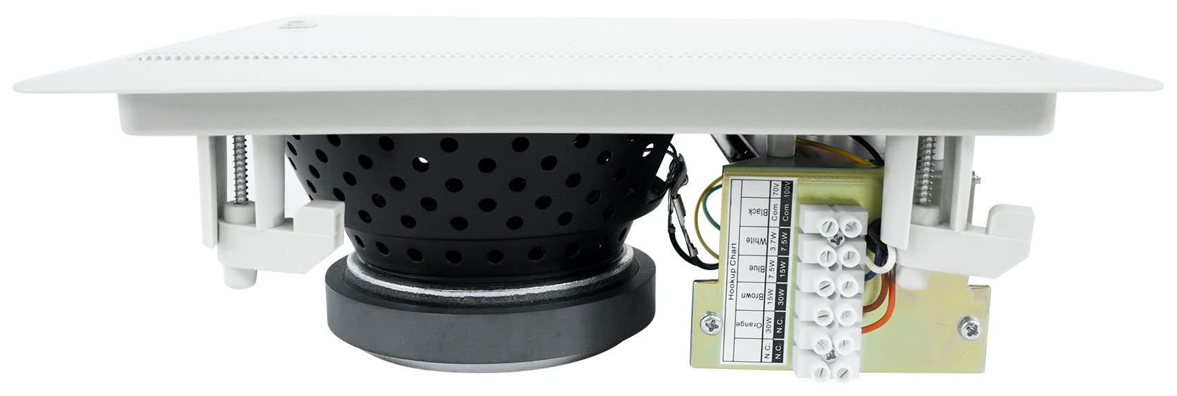 Rockville Rockville (4) JBL Control 126 WT 6.5" 30w Commercial 70v in-Wall Speakers Bundle Amplifier (5 Items)