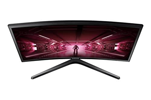 SAMSUNG SAMSUNG 24-Inch CRG5 144Hz Curved Gaming Monitor (LC24RG50FQNXZA) Computer Monitor, 1920 x 1080p Resolution, 4ms Response, FreeSync, Game Mode, HDMI