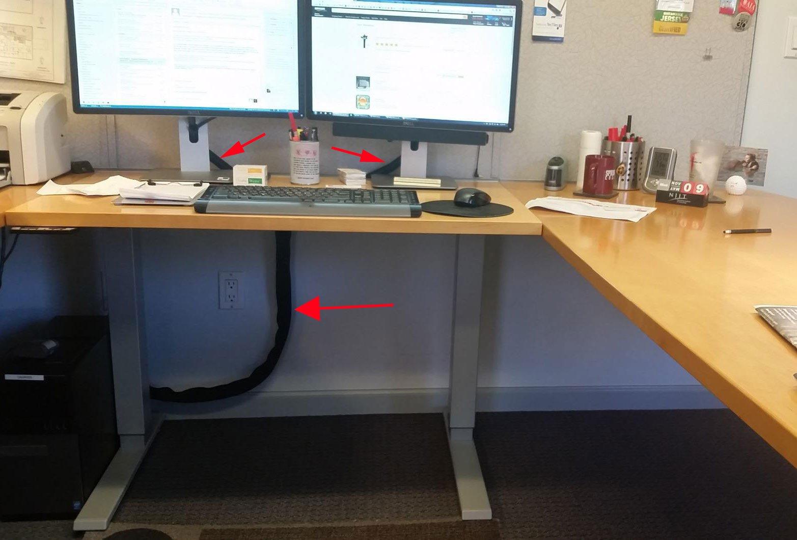 JOTO JOTO 10.83ft Cable Management Sleeve Bundle with 2 Pack Flexible Cable Sleeve Wrap Cover