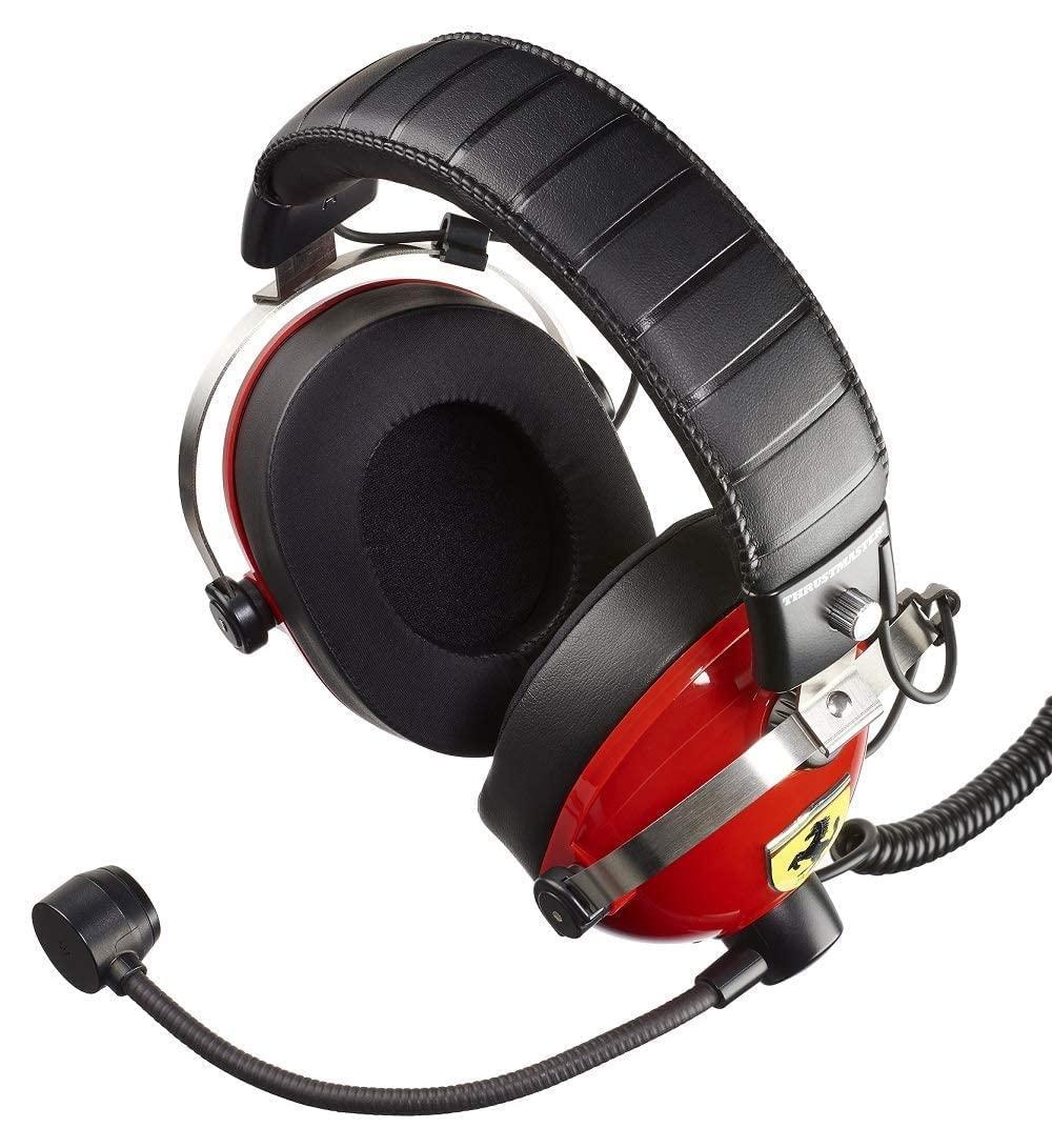 THRUSTMASTER T.Racing Scuderia Ferrari Edition  The multiplatform Gaming Headset Inspired by The Ferrari Scuderias Real paddocks,4060105