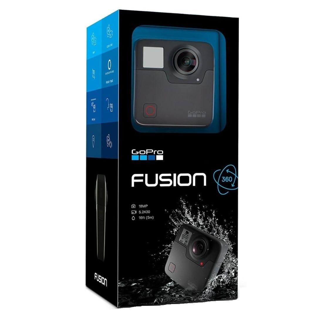 GoPro GoPro Camera Fusion - 360 Waterproof Digital VR Camera with Spherical 5.2K HD Video 18MP Photos