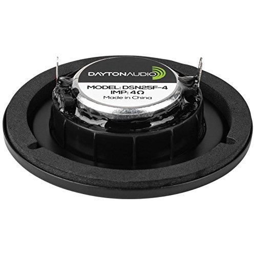 Dayton Audio Dayton Audio DSN25F-4 1" Soft Dome Neodymium Tweeter with Steel Frame 4 Ohm