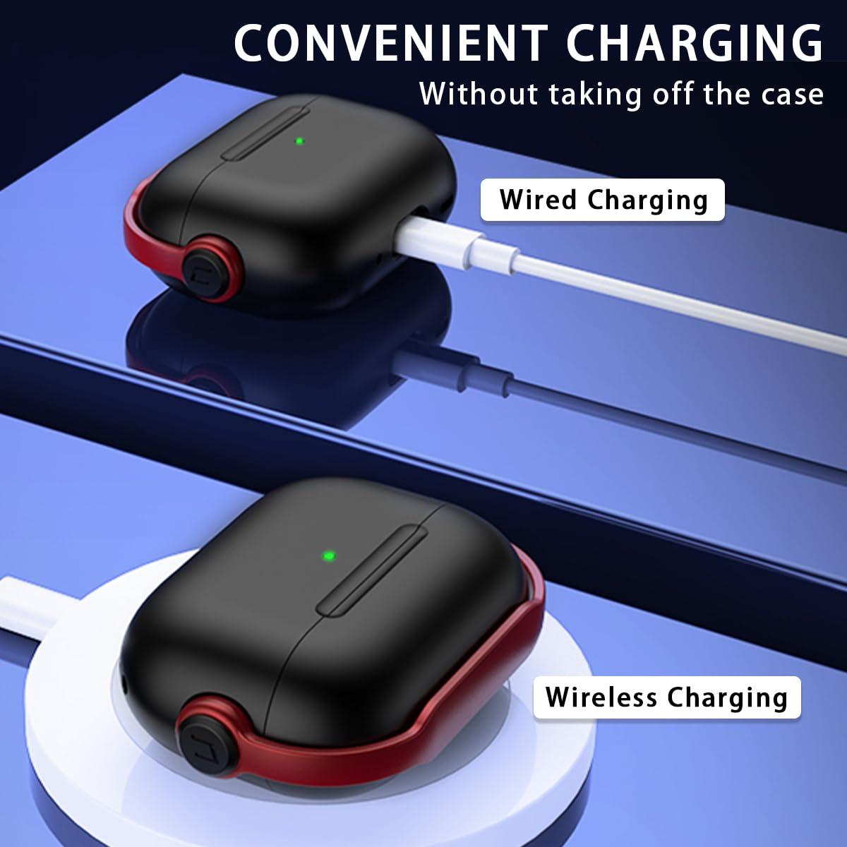 SuSuTiFy Custom Spotify Case for Apple AirPods 4 2024, Personalized Song Singer Music Player Plaque Album Photo Cover with Secure Lock & Keychain, Music Headset Earphone for Air Pod 4th Gen Charging Case,Black