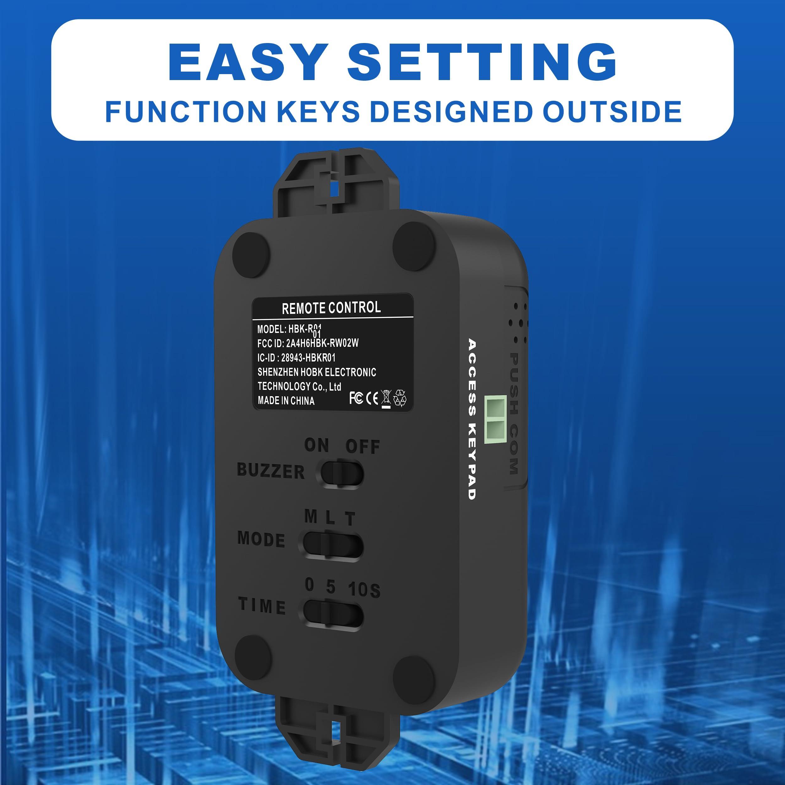 UHPPOTE UHPPOTE Door Access Control Kit with Fail Safe Electric Strike Lock Remote Control