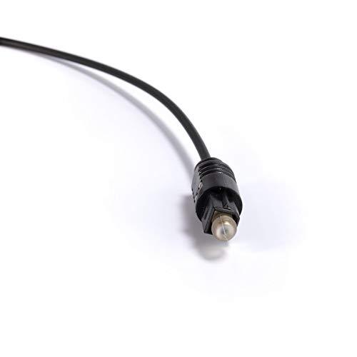 THE CIMPLE CO THE CIMPLE CO Digital Optical Audio Cable - Premium Toslink Fiber Optic Audio Cables with Gold Plated Connectors - Ultra Thin Jacket, Micro Cable - Extra Flexible, Long Life Jacket - 12 Feet