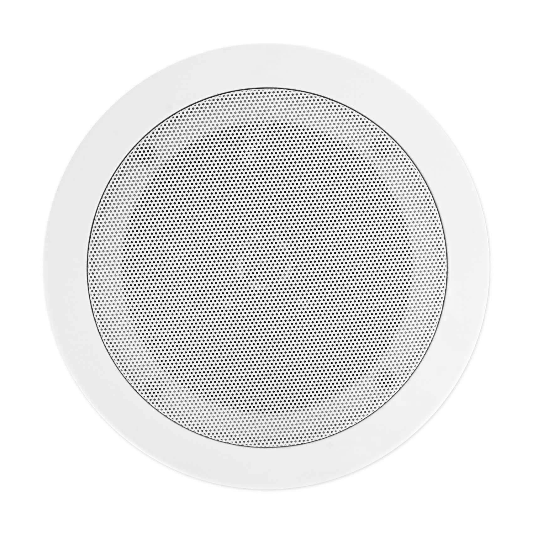 Rockville Rockville Pair HC55 White 5.25\" 300 Watt in-Ceiling Home Theater Speakers 8 Ohm