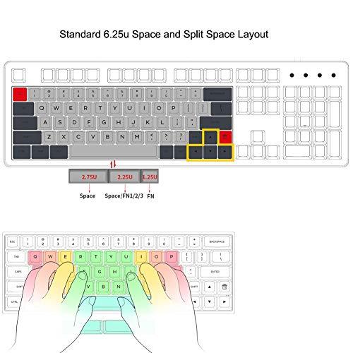 YMDK Skyloong 64 GK64 GK64x RGB Hot Swap Programmable Wired Case PCB Plate Cherry MX Keyboard DIY kit Replacable Space