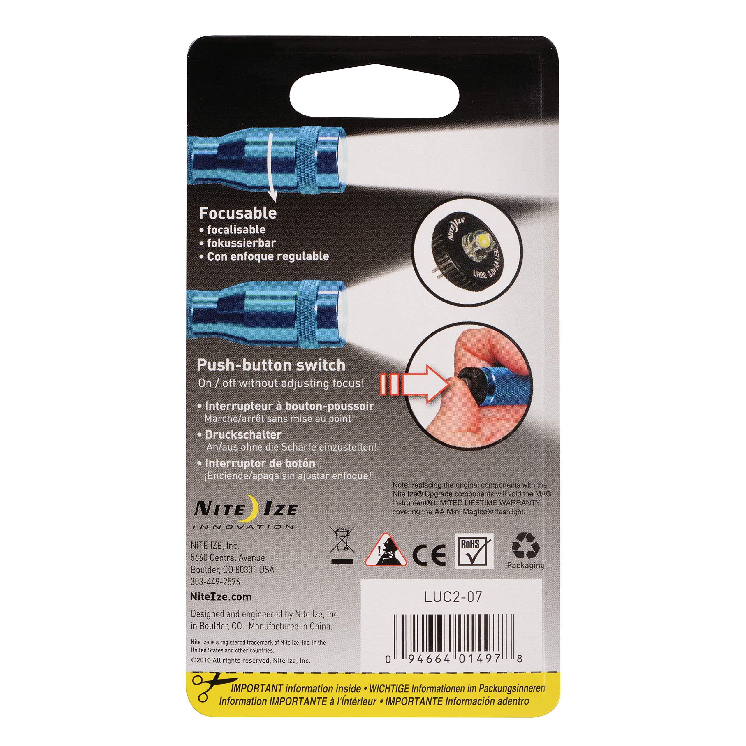 Nite Ize Nite Ize LED Flashlight Upgrade, Fits AA Mini Maglite, Upgrades Bulb To 30 Lumen LED