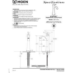 Moen Moen Wynford Brushed Nickel One-Handle High Arc Vessel Bathroom Faucet for Single Hole Vessel Sinks, 4507BN
