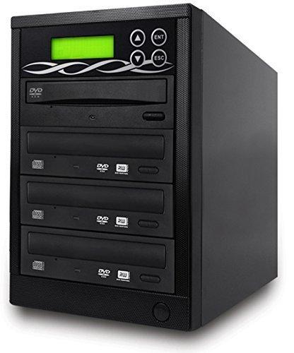 BestDuplicator BestDuplicator Target DVD CD Duplicator with DVDRW Burners Athena Duplication Controller, Standalone Copier Tower Replication Recorder Black (1 Target, Black)
