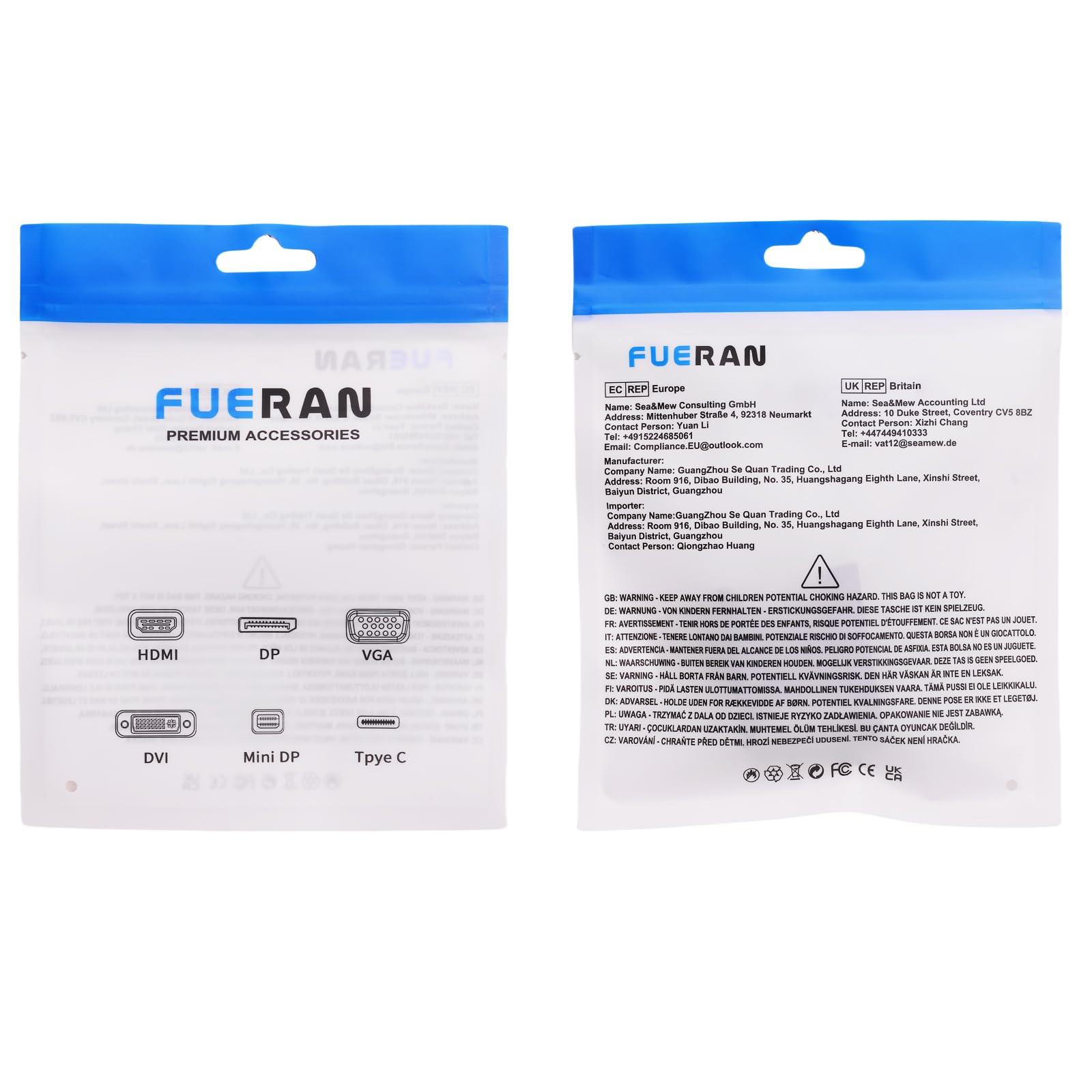 FUERAN FUERAN HDMI 2.1 Dummy Plug 4K@120Hz Virtual Display Emulator, Headless Adapter, HDMI Display Adapter, Supports 3840x2160@120Hz, 1440P@120Hz, 1080P@120Hz, EDID Emulator for GPU/Remote Desktop