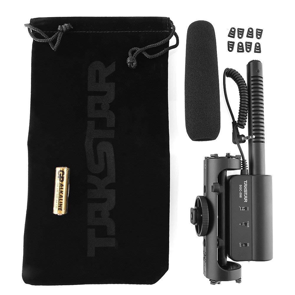TAKSTAR TAKSTAR SGC-598 Photography Interview Shotgun MIC Microphone for Nikon Canon DSLR Camera (Need 3.5mm Interface)Auxiliary