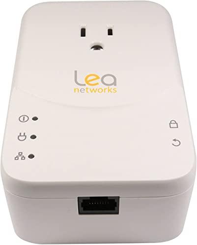 LEA Networks LEA Networks NetPower1800 PoE/PLC + NetSocket1800 PLC Kit. HPAV2 PLC Ethernet Over Powerline Adapter and 30W PoE with Built-in HPAV2 PLC Communications
