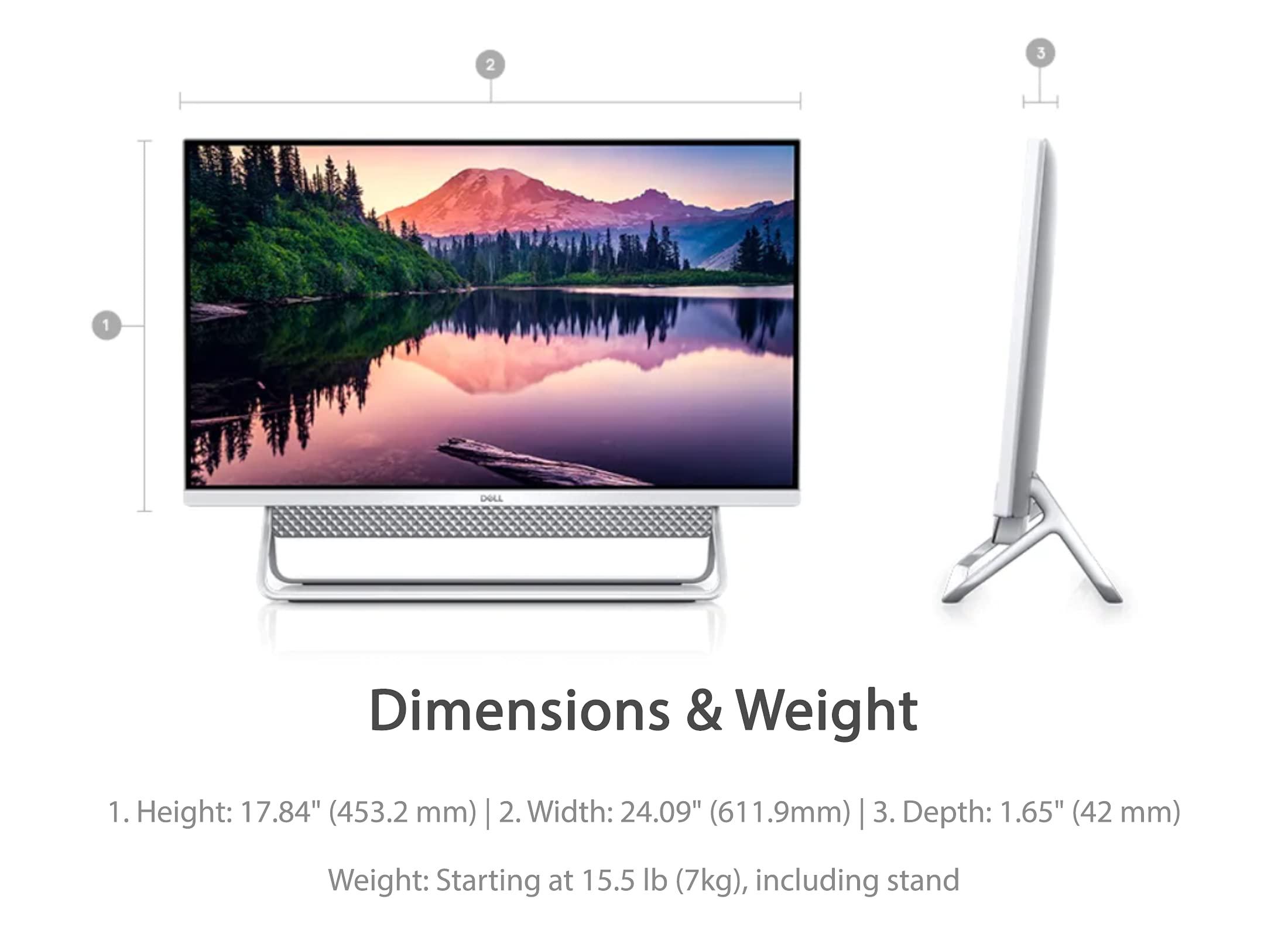 Dell DELL Inspiron 7700 27 All-in-One Desktop, 27" FHD Touchscreen, i7-1165G7, GeForce MX330, 32GB RAM, 512GB SSD + 1TB HDD, Webcam, WiFi 6, Bluetooth 5, Wireless Keyboard and Mouse, Win 10 Home