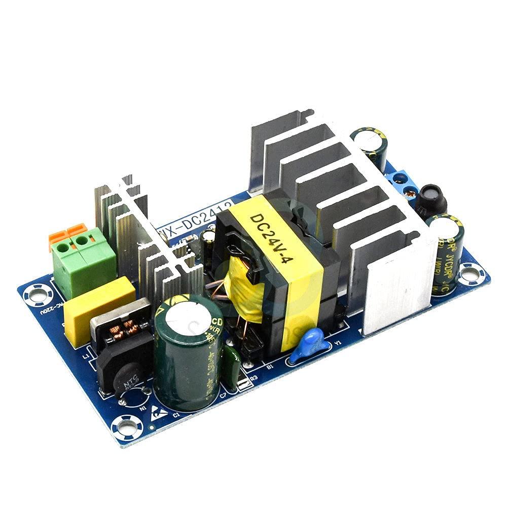 ElectronicMaker Power Supply Module AC 110v 220v to DC 24V 6A AC-DC Switching Power Supply Board Overvoltage Overcurrent Circuit Protection