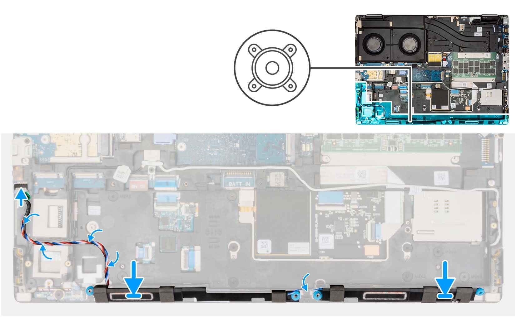 N\\A Deal4GO Internal Speaker Assembly 3FWY4 03FWY4 PK230015500 Replacement for Dell Precision 7670 7680 M7670 M7680