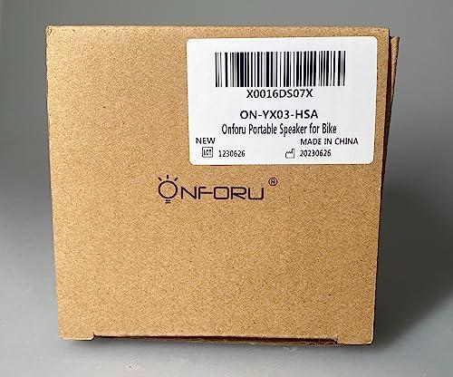 Onforu Onforu Portable Bluetooth Speaker for Bike, IP65 Waterproof & Dustproof Mini Outdoor Shower Travel Speaker, Bluetooth 5.0, Wireless Bicycle Speaker with Loud Sound for Riding, Ideal Gifts