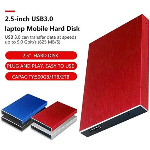 DJFHDIHRFHBVCASIJ HDD 2.5 Hard Disk 500GB 1TB 2TB Portable External Hard Drive Disk Externo Hard Drive for Laptop Computers (Color : Black)