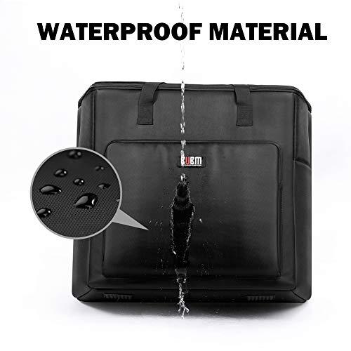 BUBM BUBM Desktop Computer Carrying Case, Padded Nylon Carry Tote Bag for Transporting Computer Tower PC Chassis,Monitor(Up to 27 inch),Keyboard,Cable and Mouse
