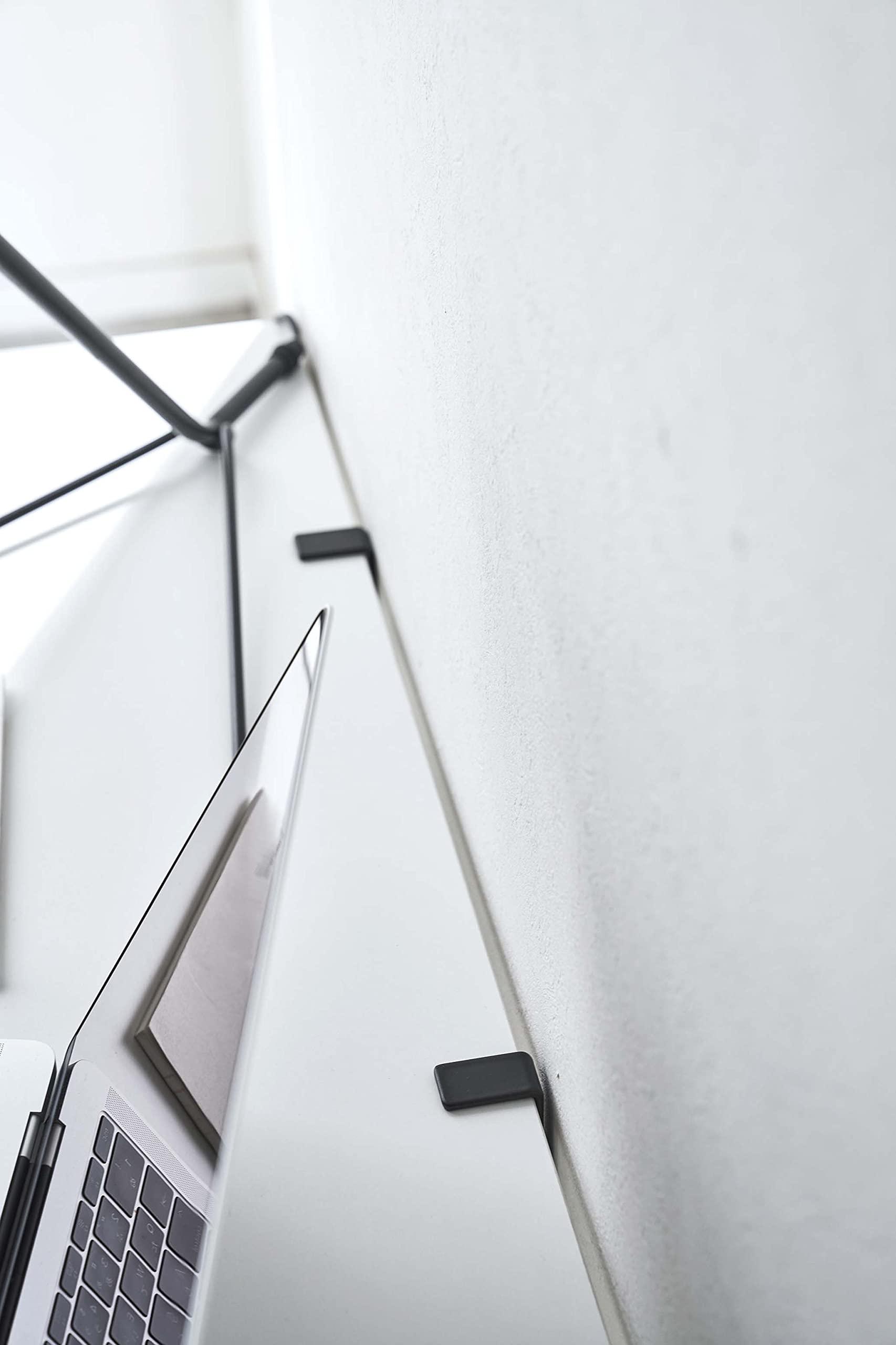 YAMAZAKI Yamazaki Home Smart Under-Desk Cable & Router Storage Rack Organizer Rack for Minamlist Office - Steel