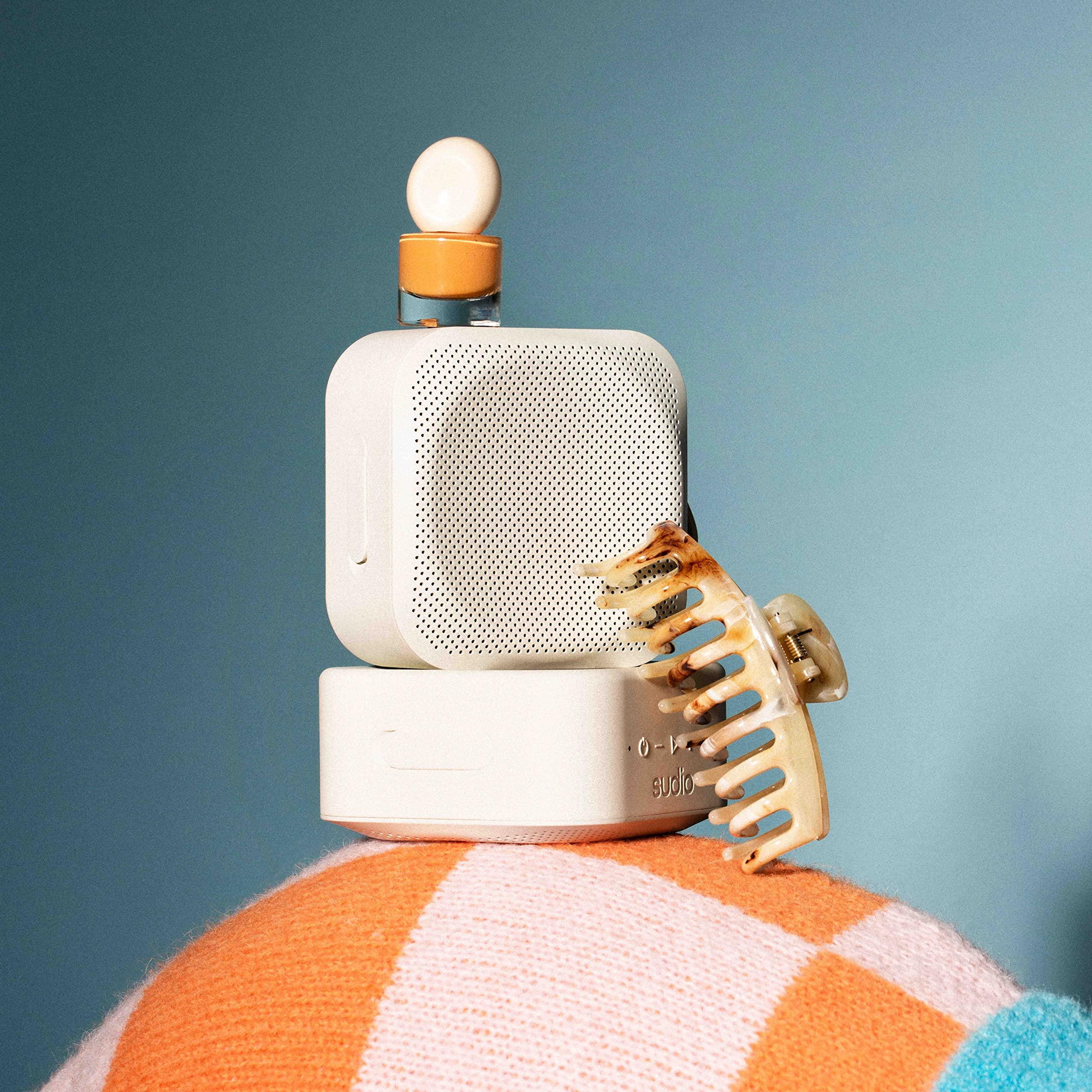 Sudio Sudio F2 Portable Bluetooth Speaker with AUX Input, IPX7,15-Hour Playtime,Ideal Shower Speaker Bluetooth Waterproof for Android and iOS (Black)