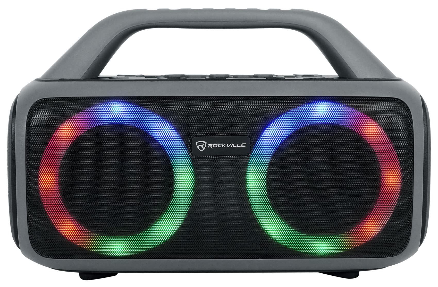 Rockville Rockville RPB50 40W Portable Bluetooth Speaker, TWS Linking, LED Lights, Long Battery, Perfect for Parties and Outdoor Adventures