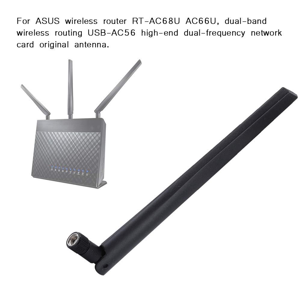 Qiilu Antenna Replacement Rt N66U Antenna 3Pcs Router SMA Network Card External Antenna for Rt Ac68U