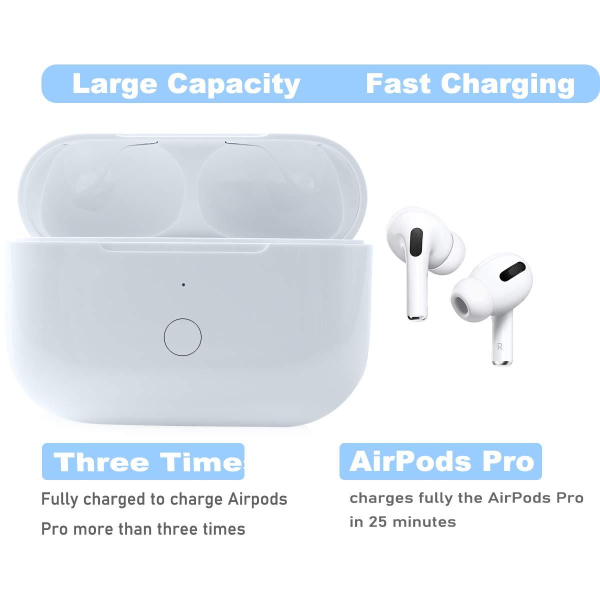 TBGHz Compatible with for Wireless AirPod Pro 1st & 2nd Generation Charging Case Replacement, Compatible with for AirPod Pro 1st & 2nd Charger Case with Bluetooth Pairing Sync Button